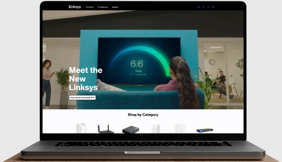 Linksys Website Preview